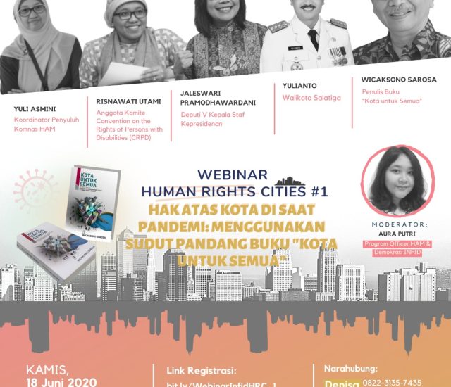 INFID WEBINAR HUMAN RIGHTS CITIES #1