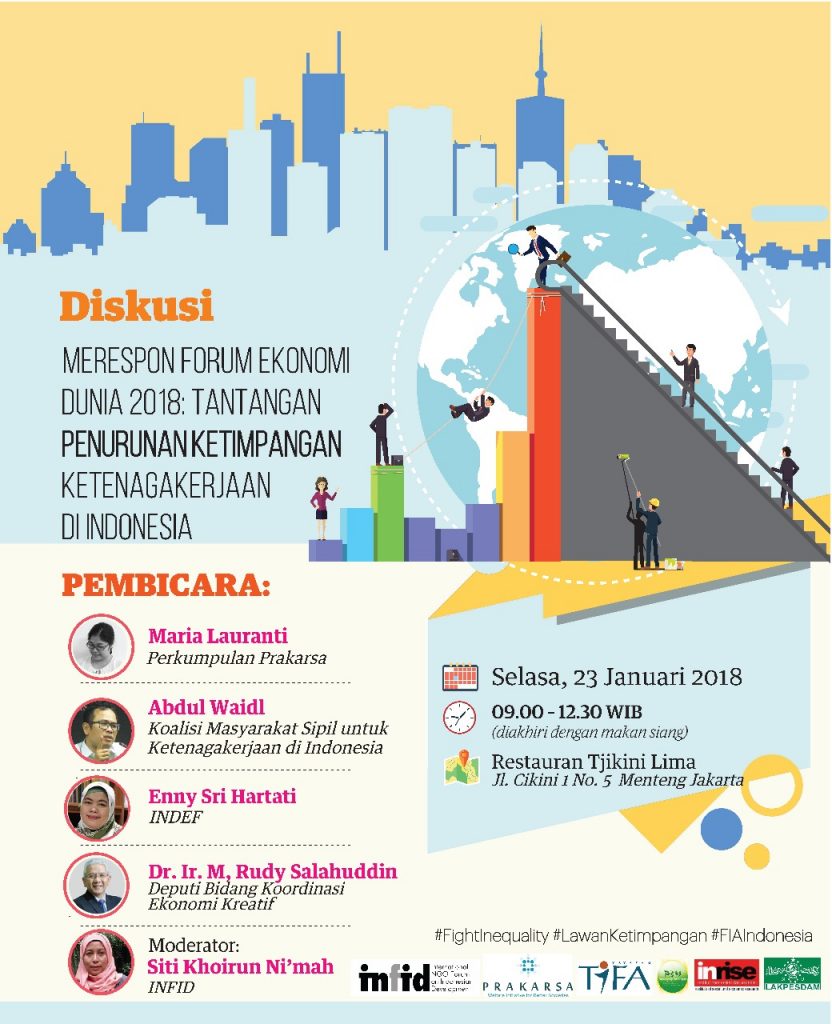 Diskusi dan Konferensi Pers: Merespons Forum Ekonomi Dunia 2018