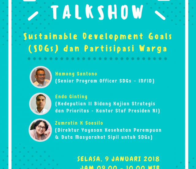 Radio Talkshow: SDGs dan Partisipasi Warga