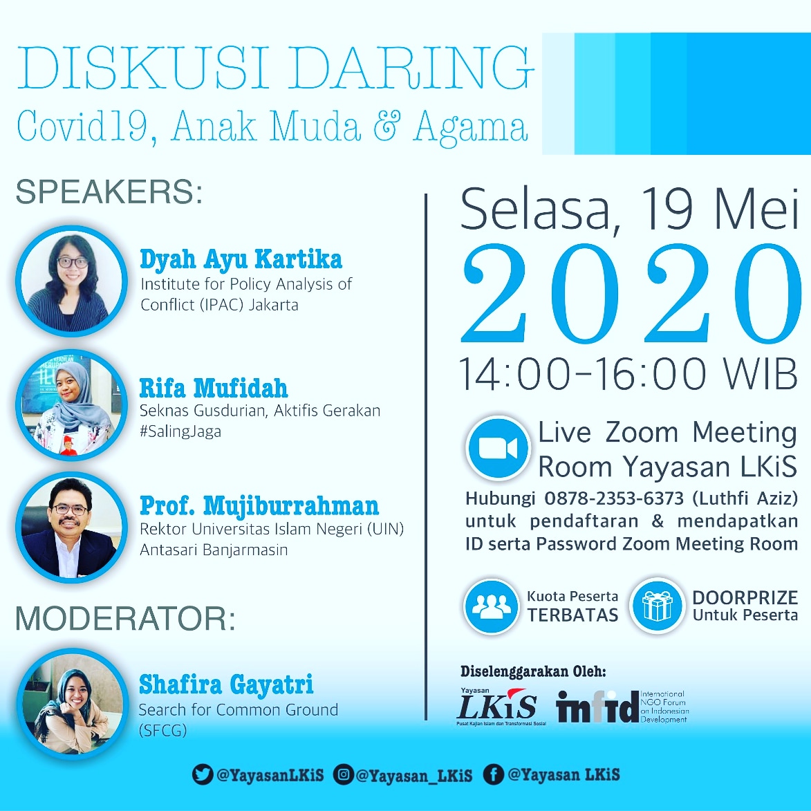 Diskusi Daring: Covid-19, Anak Muda & Agama