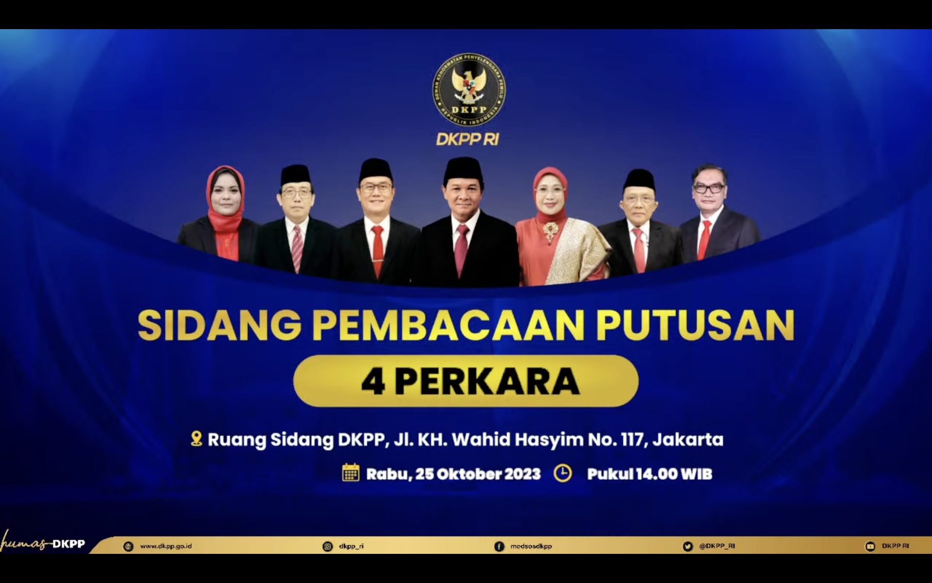 SIARAN PERS: PUTUSAN DKPP NO. 110/2023 MELINDUNGI PELANGGARAN PRINSIP MANDIRI OLEH KETUA DAN ANGGOTA KPU
