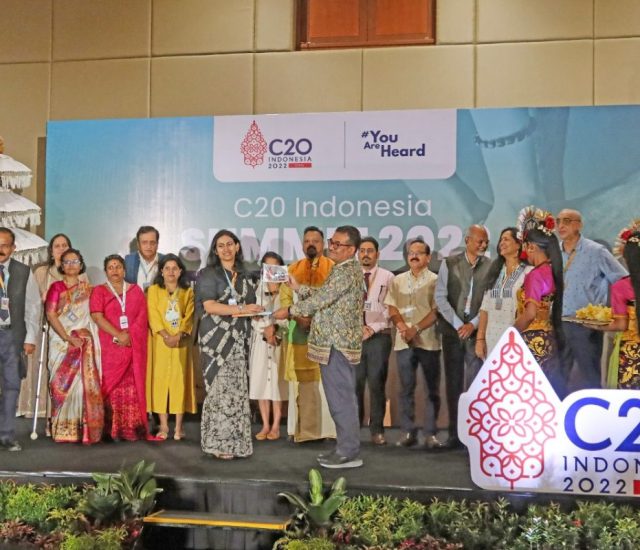PRESS RELEASE: “C20 Indonesia Hands over C20 Summit Communiqué to Minister Airlangga Hartarto and Passes the Baton to India”
