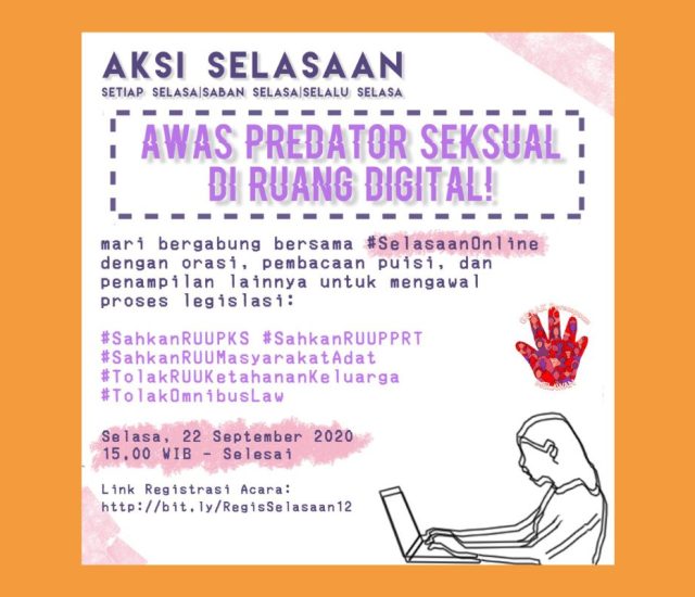Aksi Selasaan Online #2 “Awas Predator Seksual di Ruang Digital”