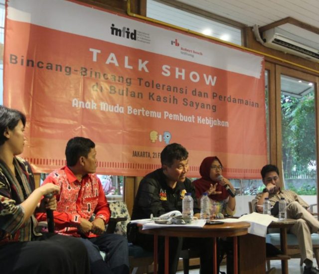 Anak Muda dan Pembuat Kebijakan Bicara Toleransi di Talkshow INFID