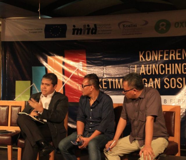 Peluncuran Hasil Survei Ketimpangan Menurut Persepsi Warga 2017