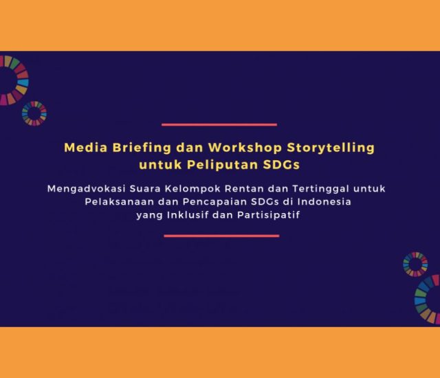 Workshop Storytelling News on SDGs Issues INFID-AJI Indonesia