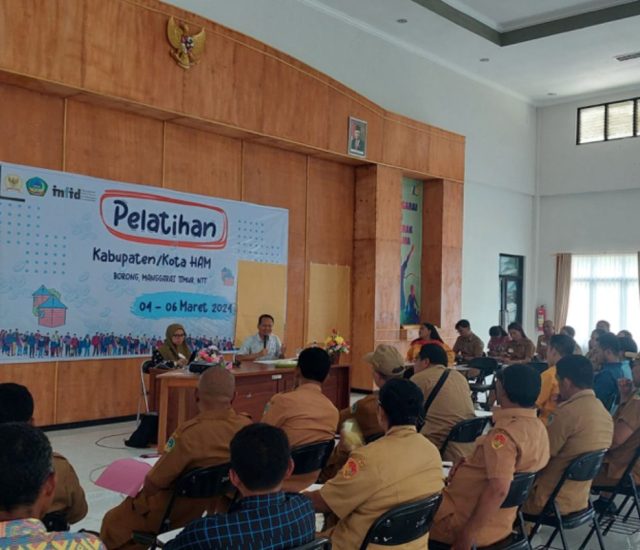INFID x Komnas HAM Gelar Pelatihan Kabupaten Kota HAM di Manggarai Timur, NTT