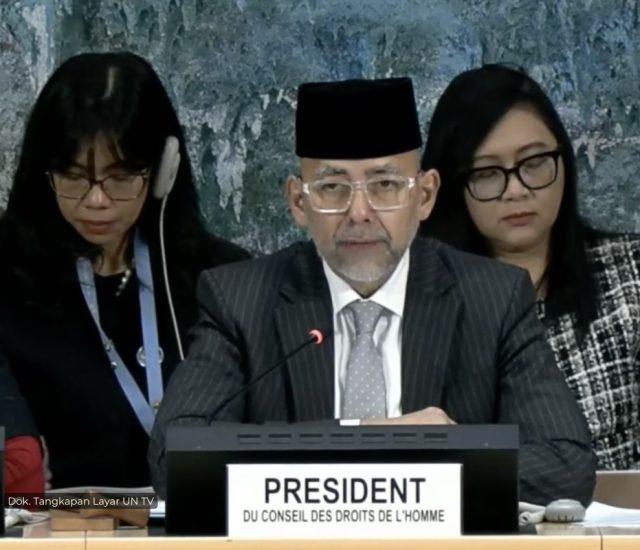 Presidensi Dewan HAM PBB RI Retorika Kosong jika tanpa Pembenahan HAM Domestik